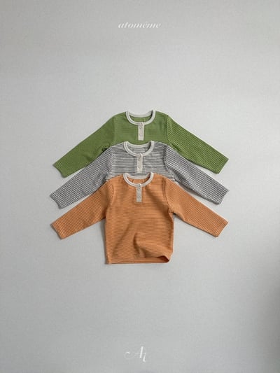 Atomeme20｜(70-110) 亨利領條紋上衣3