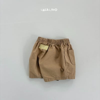 lala land02｜(3m-18m) 3色口袋棉質短褲17