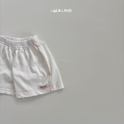 lala land61｜(75-120cm) 2色縫線棉質短褲24