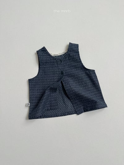 MiniRobe07｜(70-110) 壓紋開岔背心5