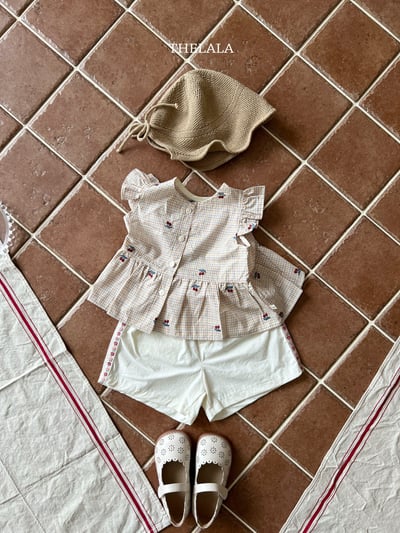 thelala18｜ (70-115) 花邊圖騰短褲5