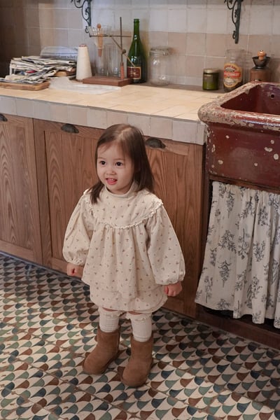 onu 19｜(70cm-115cm) 燈芯絨碎花蕾絲襯衫22