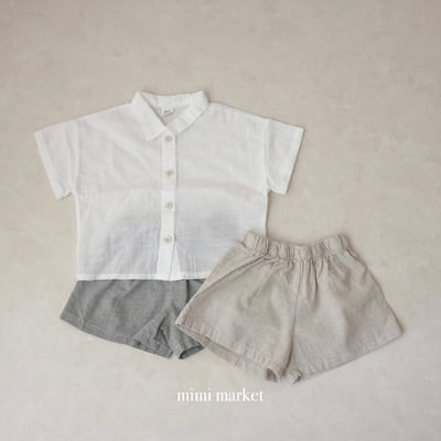 mimi market09 (75-90cm)  格子簡約短褲6