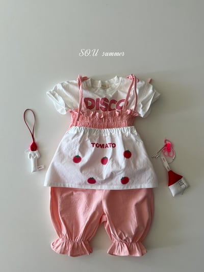 SO.U08｜(6m-4y) 印花草莓圍裙2