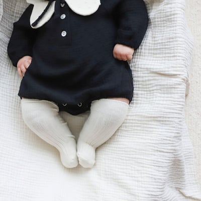 LEMONADE02｜(55cm-85cm) 2色花瓣領包屁衣含帽子19