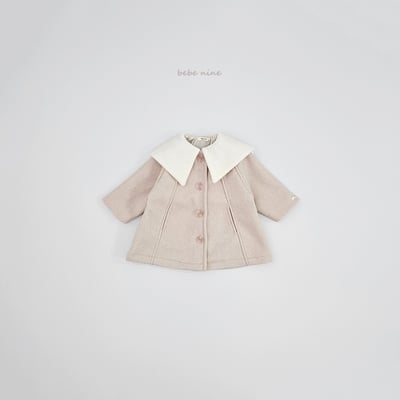 bebe nine47 (65cm-115cm) 2色法式翻領大衣外套11