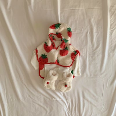 Fondue 36｜(Free)  素色草莓襪10