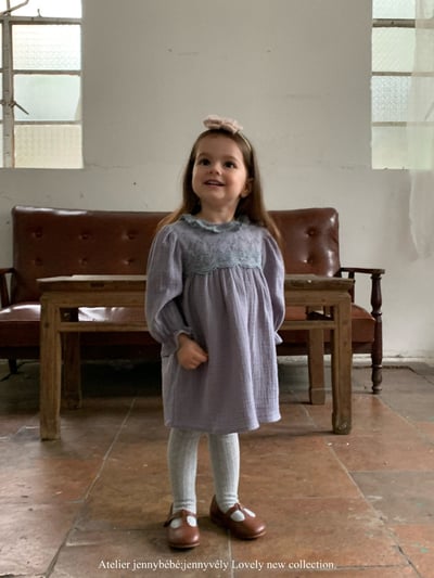 JE563｜(66-120cm) 蕾絲花邊領包屁衣/洋裝18