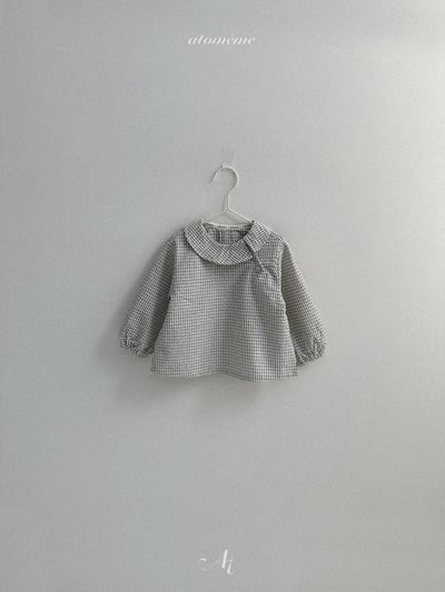 Atomeme41｜(70-110) 簡約圓領娃娃袖襯衫11