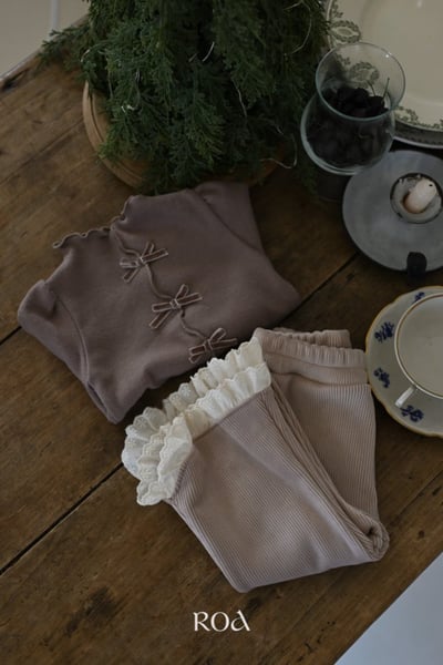 ROA39｜(6m-18m) 3色蝴蝶結緞帶捲邊上衣19