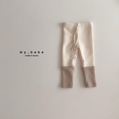 my_bebe18｜(-12m-7y) 刷毛撞色緊身褲14
