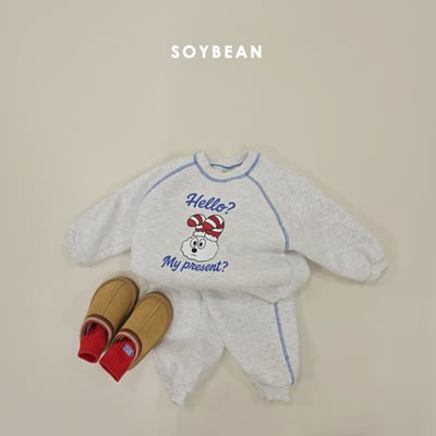 Soybean70｜(75cm-118cm) 雪兔印花休閒套裝18