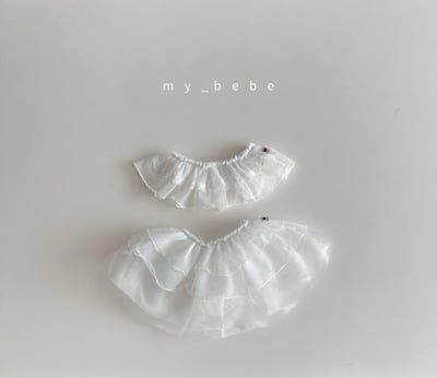 my_bebe25｜(80-120cm) 薄紗雙層裙5