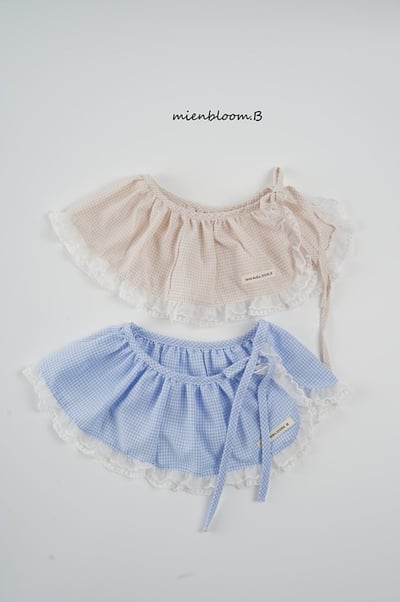 Bloom.b52｜(55cm-118cm) 格紋綁帶圍裙11