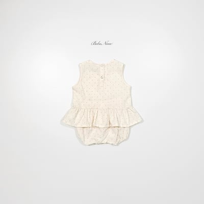 bebe nine40  (6m-24m) 3色點點蛋糕裙套裝4