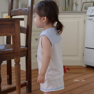 bebe nine13  (65cm-115cm) 2色翻領無袖套裝10