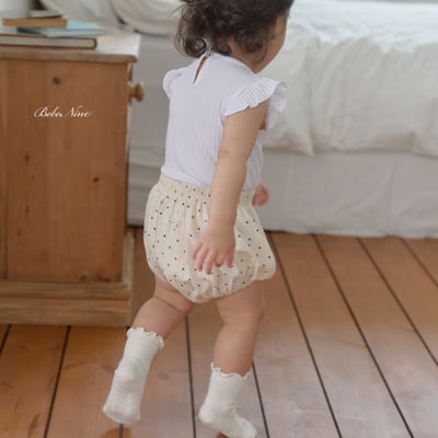 bebe nine10  (6m-24m) 4色可愛小碎花包屁褲12