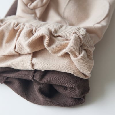 LEMONADE52｜(55cm-85cm) 2色素面拼布束口褲16