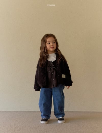 Lindo74｜(80cm-125cm) 柔軟素面開襟外套8