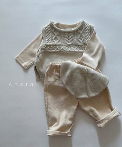 AOSTA06｜(6m-5y) 針織背心5