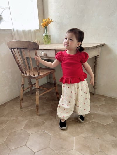 Azalea04｜(60-118cm) 櫻桃彈性褲16