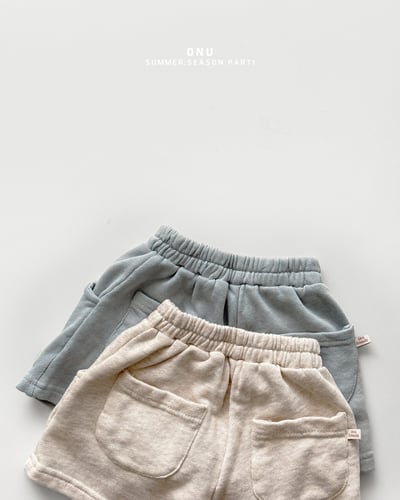 onu23｜(70cm-115cm) 壓線毛圈短褲4