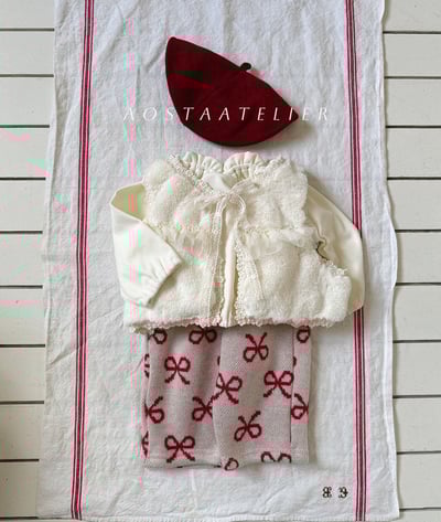 AOSTA52｜(6m-5y) 簡約縮口上衣5