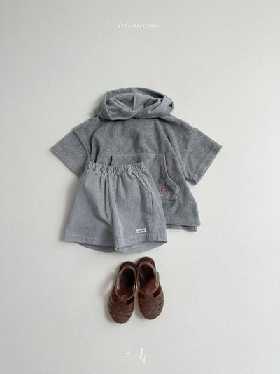 Atomeme40｜(70-110) 毛圈連帽口袋上衣10