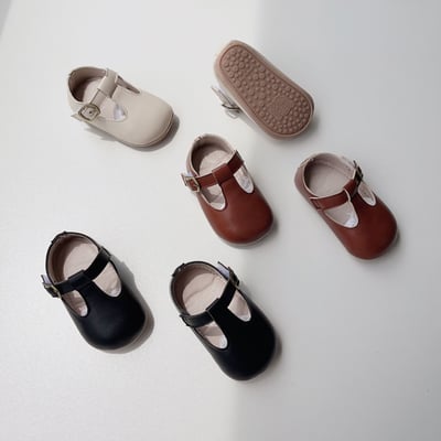 圓頭軟皮學步鞋13