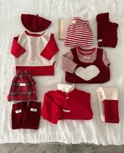 AOSTA64｜(6m-5y) 半開襟小標上衣11