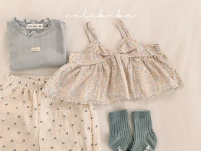 Valubebe 02｜(65-90cm) 緞帶細肩娃娃衣6