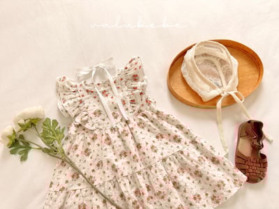 Valubebe 13｜(65-90cm) 荷葉褶邊連身裙5