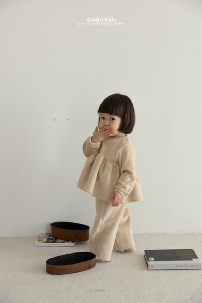 ALADIN05｜(75cm-114cm) 絲絨素面/碎花抓皺上衣7