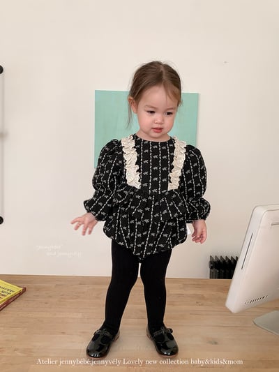 JE627｜(66cm-90cm) 復古碎花花邊包屁衣8