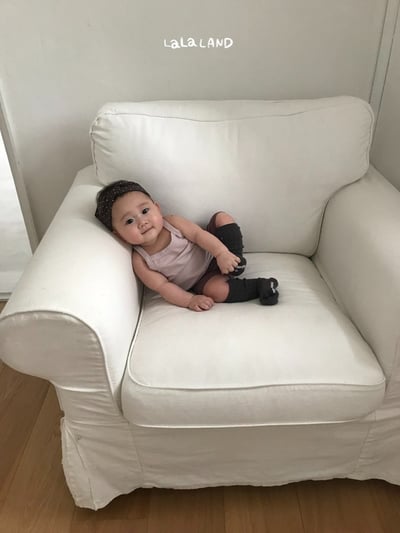 lala land22｜(3m-18m) 2色素面清涼背心8