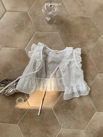 Bebe holic52｜(Free) 荷葉邊蕾絲背心8