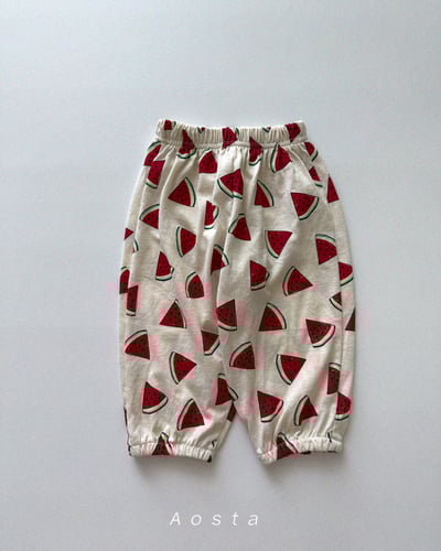 AOSTA18｜(6m-5y) 8款涼爽鬆緊束腳褲15
