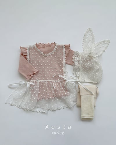 AOSTA12｜(6m-5y) 小花蕾絲背心8