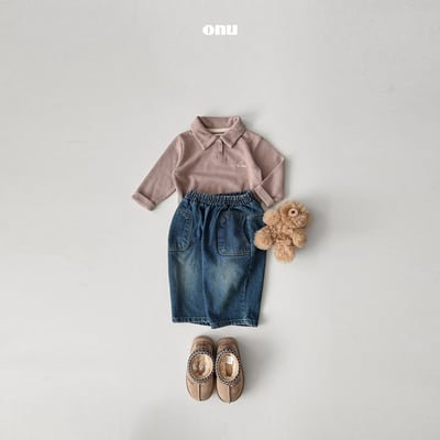 onu 40｜(70cm-115cm) 有領刺繡壓紋上衣14