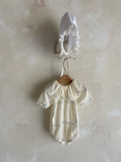 Anne Shirley37｜(3m-22m) 2色浪漫蕾絲設計包屁衣10