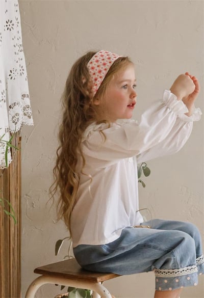 FLO01｜(free) 9色法式鄉村頭巾圍巾11