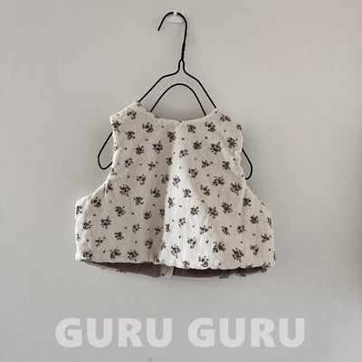 GURU GURU15｜(6m-24m) 4色燈芯絨刷毛背心1