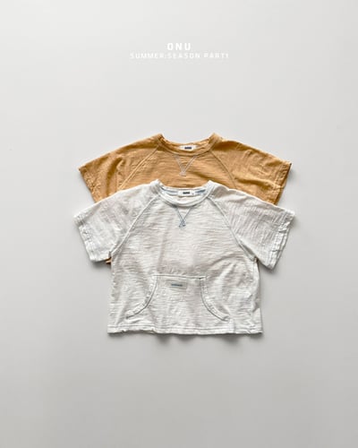 onu20｜(70cm-115cm) 雙口袋縫線上衣1