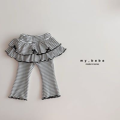 my_bebe12｜(-12m-7y) 蛋糕荷葉喇叭褲裙18