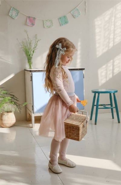 FLO08｜(free) 4色雙蝴蝶結髮夾4