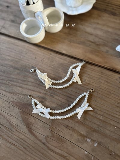 Marron53｜(1y-6y) 蕾絲層次褲裙不含珍珠吊墜11