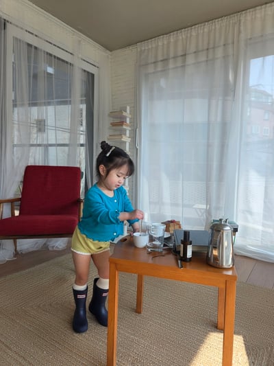 Color03｜(75-115cm) 蕾絲滾邊短褲6