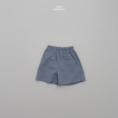 Lindo61｜(80-125) 格紋短褲9