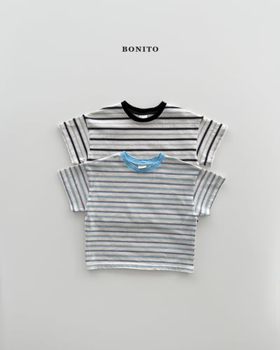 Bonito37｜(75cm-125cm) 2色漸變色線條上衣2