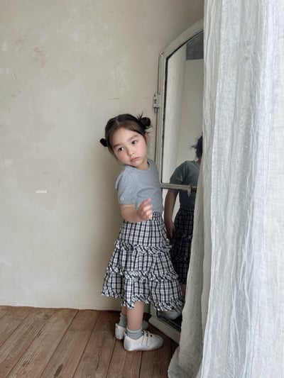 Azalea16｜(70-125cm) 圓領素色上衣8